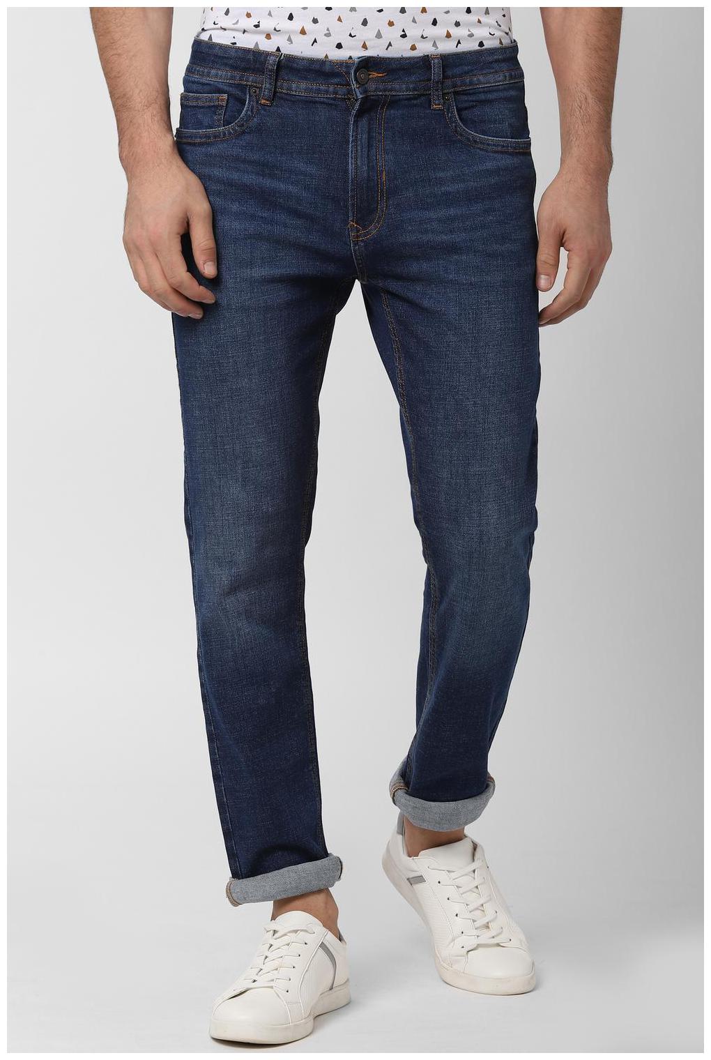 

Peter England Men Blue Tapered Fit Jeans