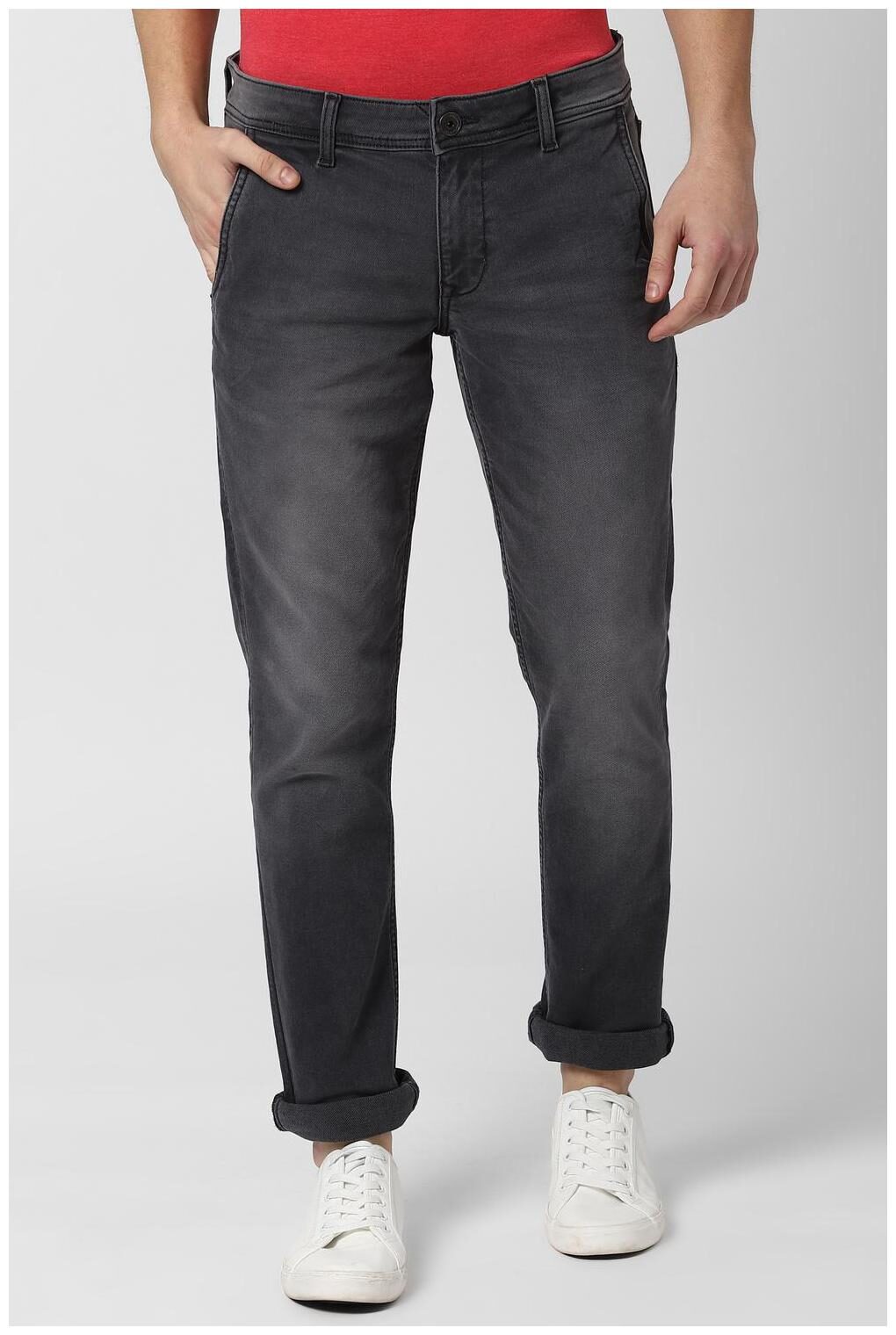

Peter England Men Grey Skinny Fit Jeans