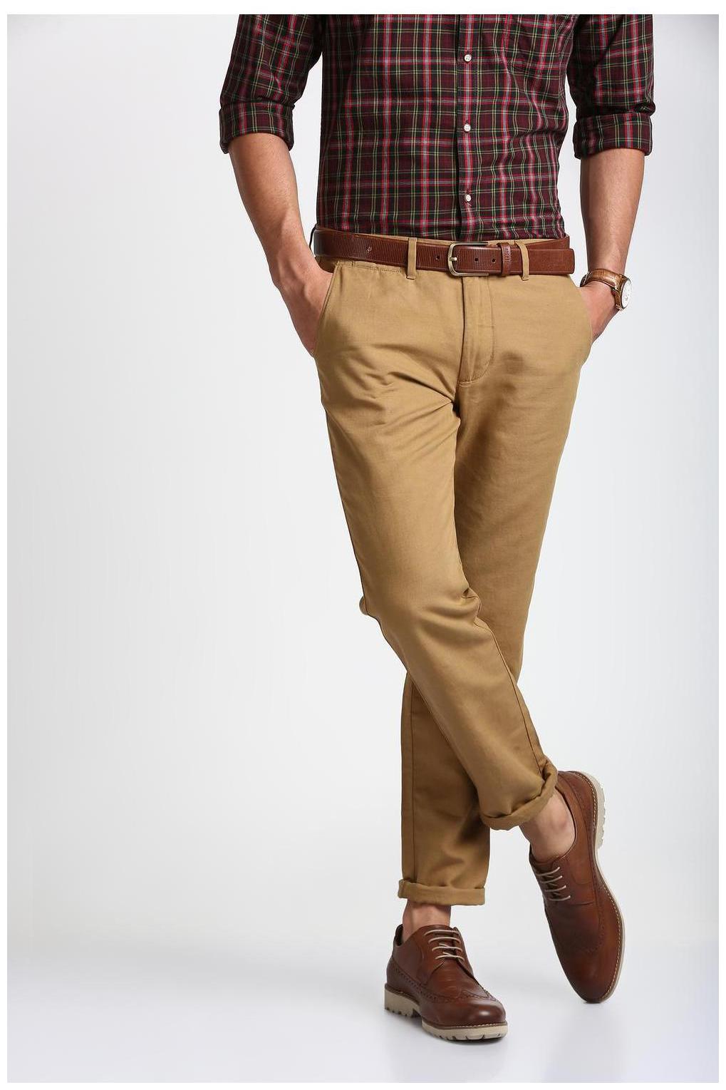 

Peter England Brown Trousers