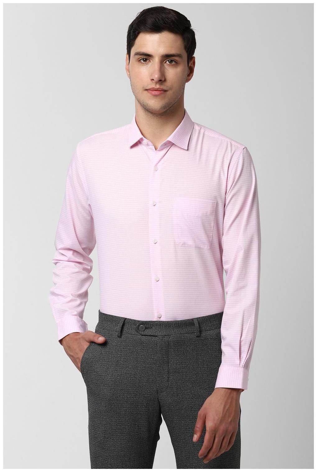 

Peter England Men Regular fit Formal Shirt - Pink