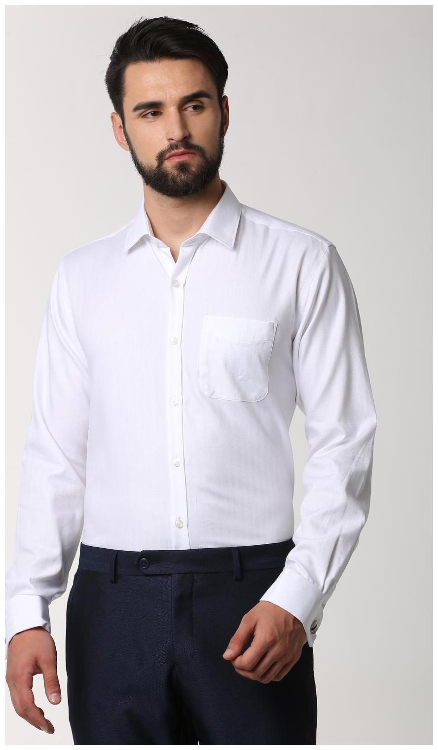 

Peter England Men Regular fit Formal Shirt - White