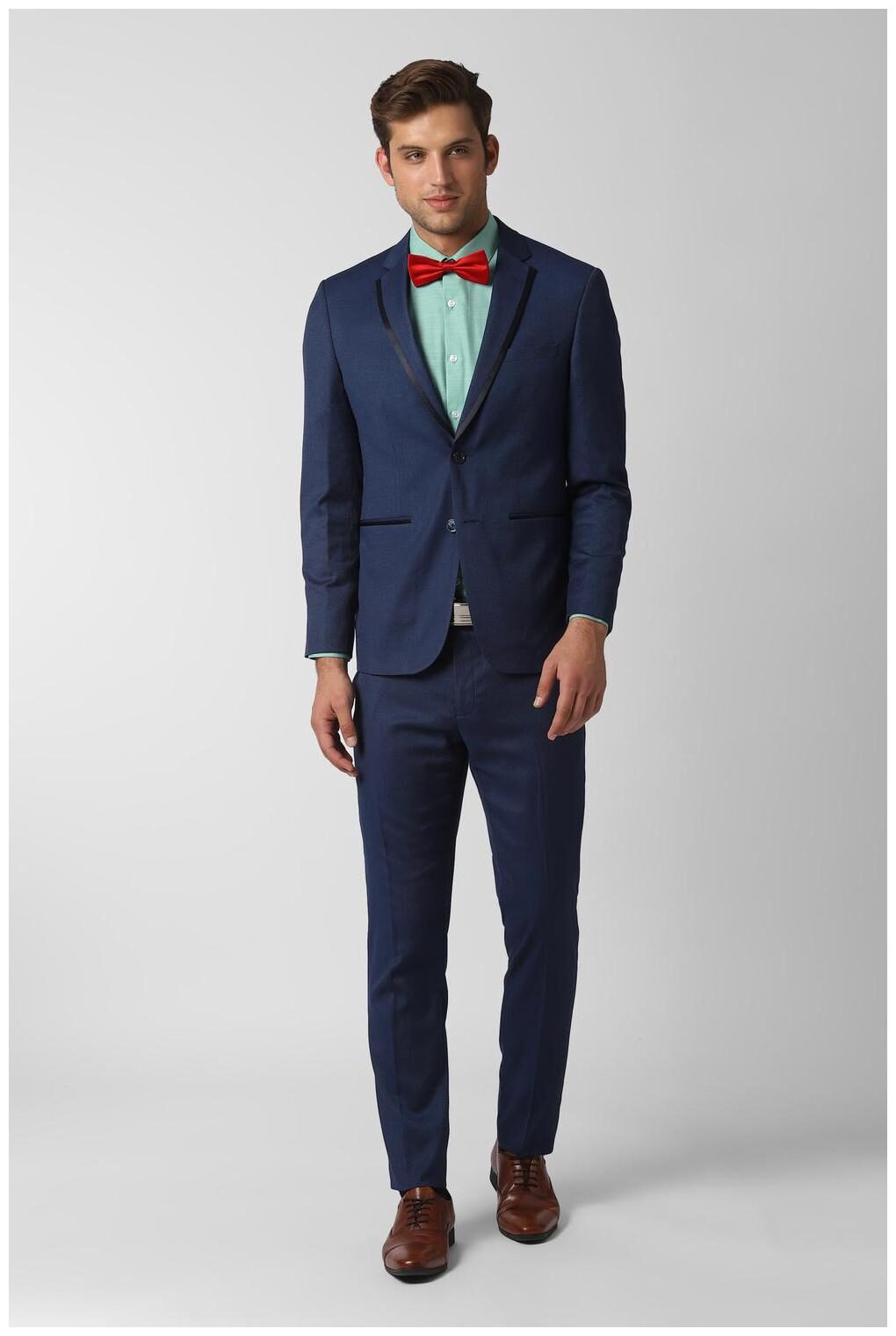 

Peter England Blended Blazer and Trouser Blue