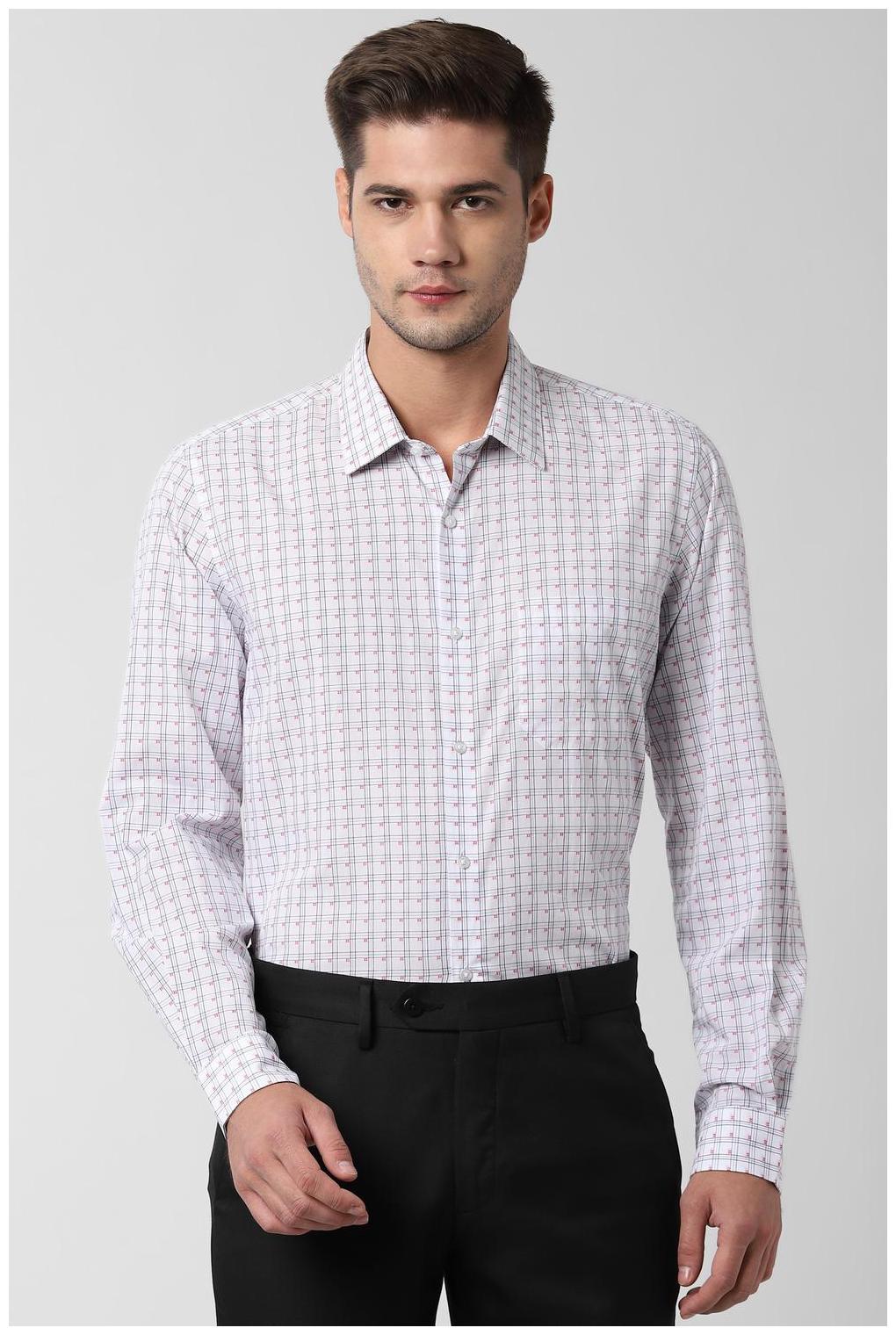 

Peter England Men Slim fit Formal Shirt - White