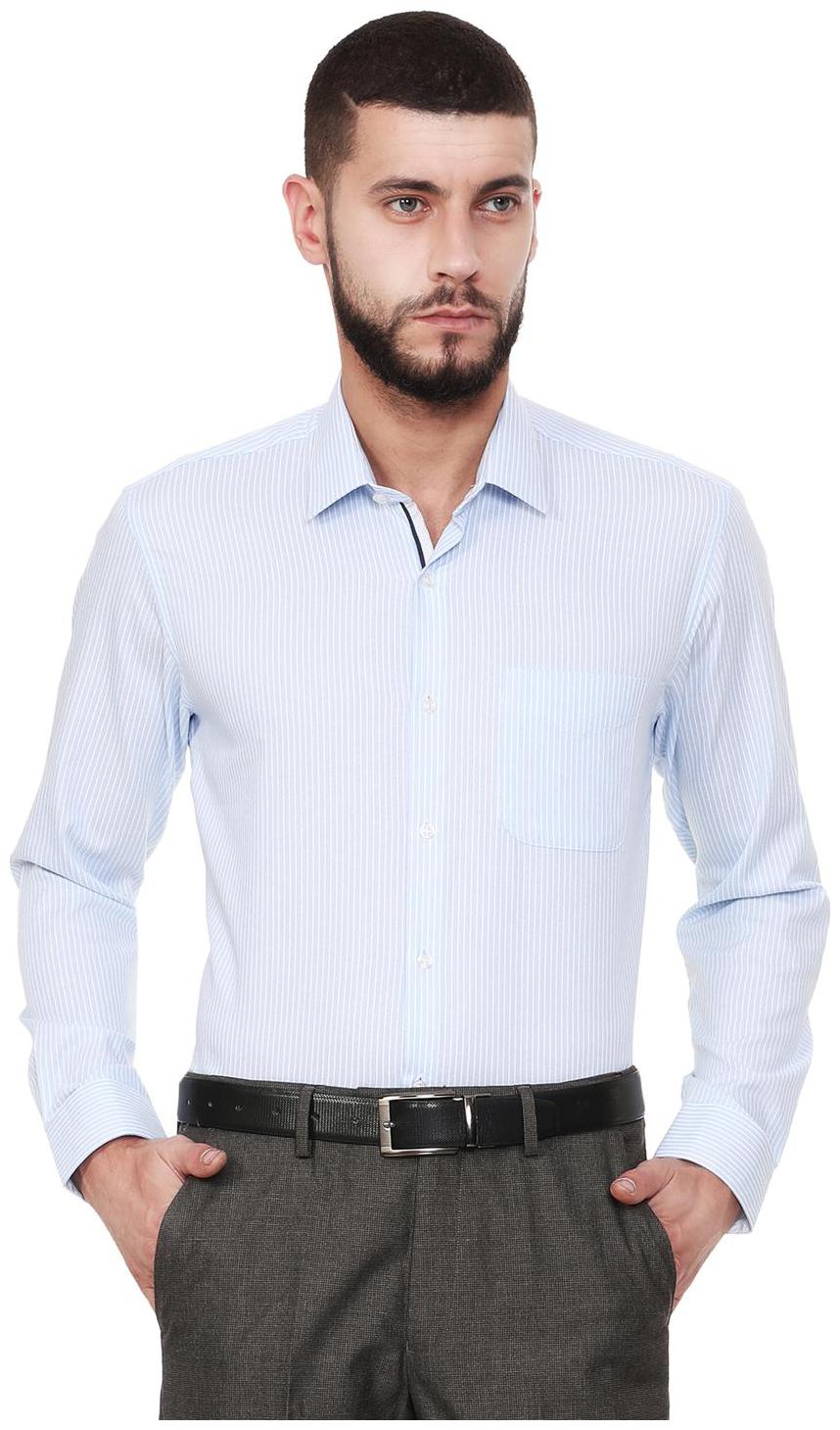 

Peter England Men Slim fit Formal Shirt - Blue