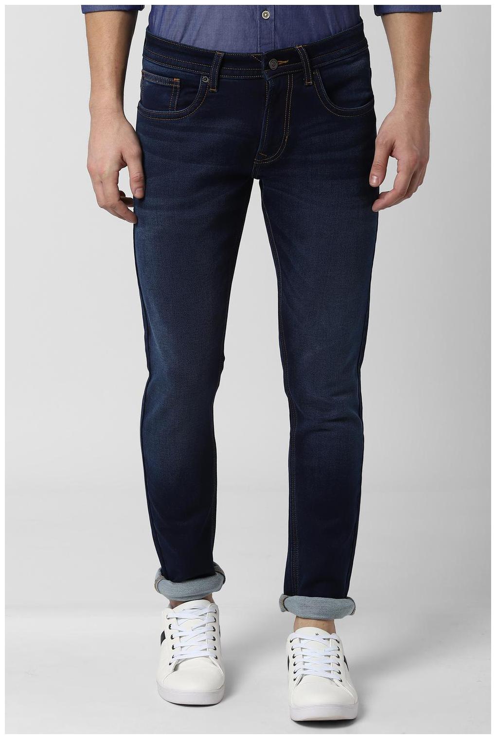 

Peter England Men Navy Blue Skinny Fit Jeans