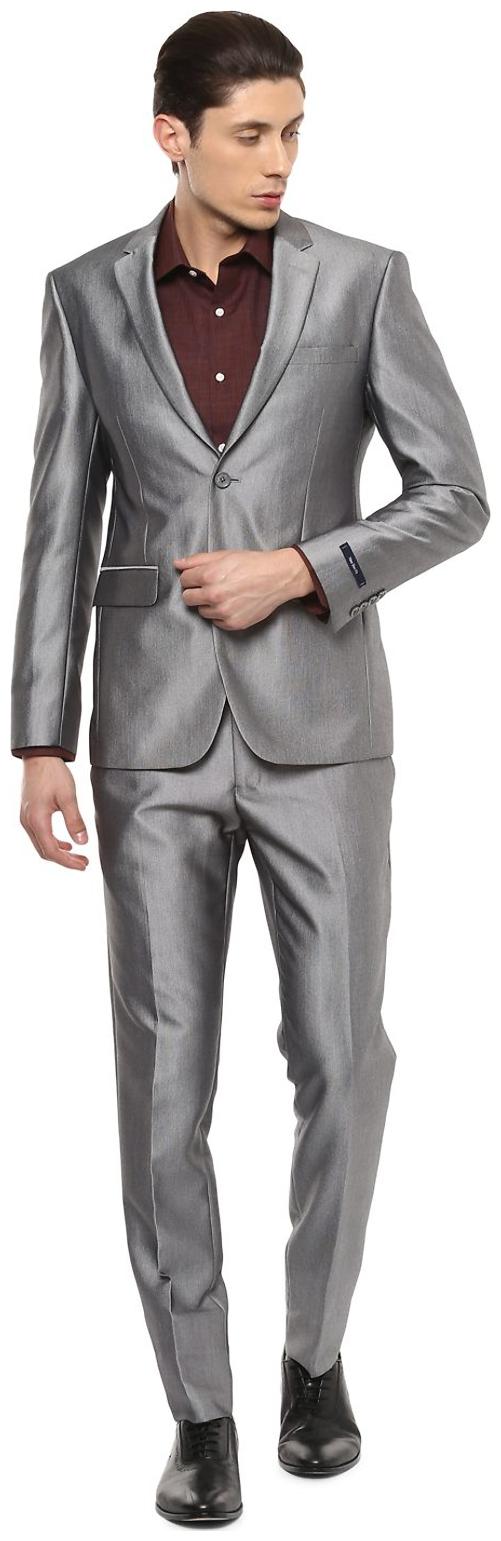 

Peter England Grey Two Piece Suit