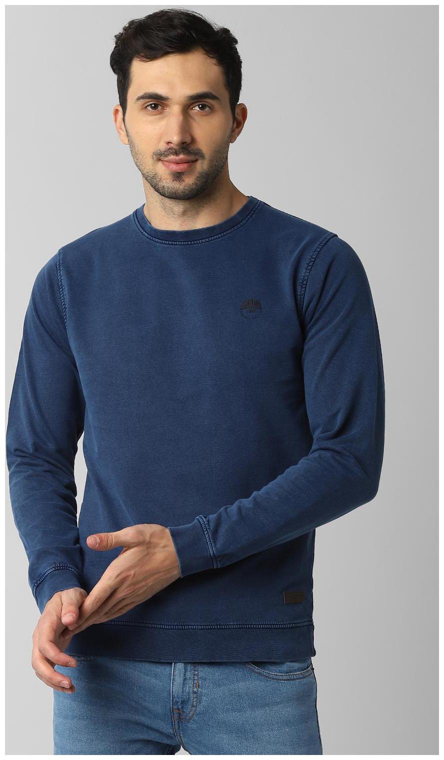 

Peter England Men Blue Round neck Sweatshirt