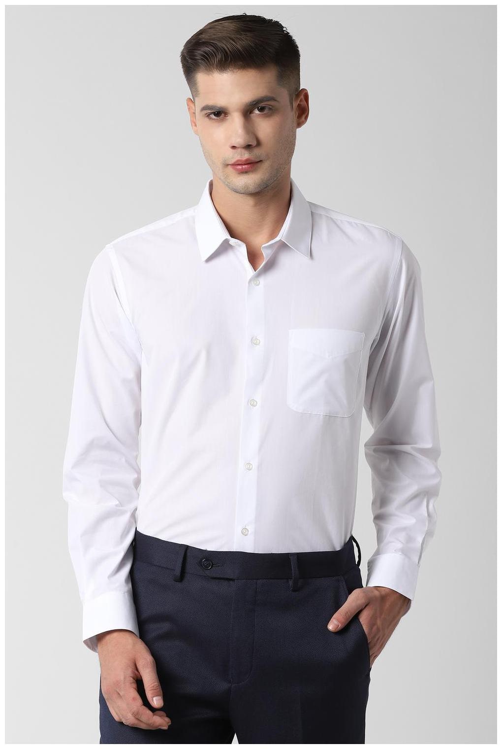 

Peter England Men Regular fit Formal Shirt - White
