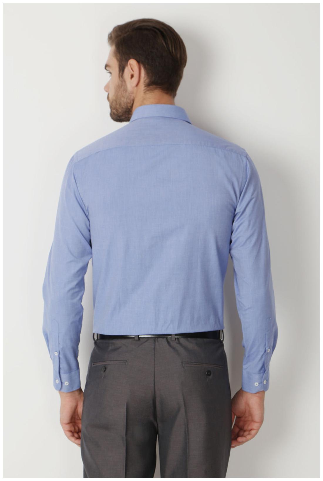 

Peter England Men Slim fit Formal Shirt - Blue