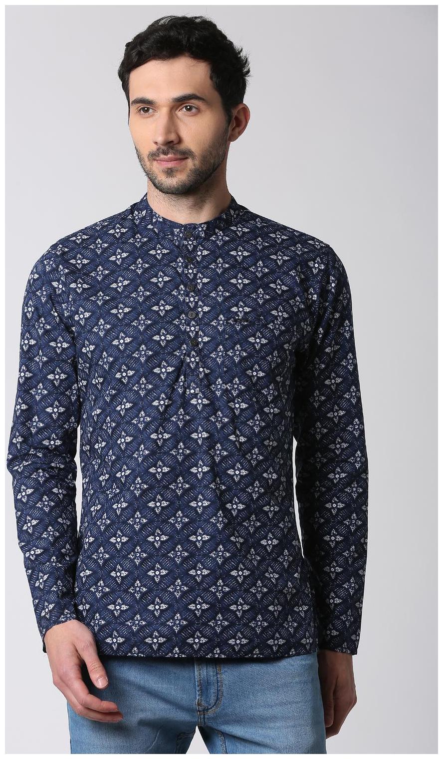 

Peter England Blue Kurta