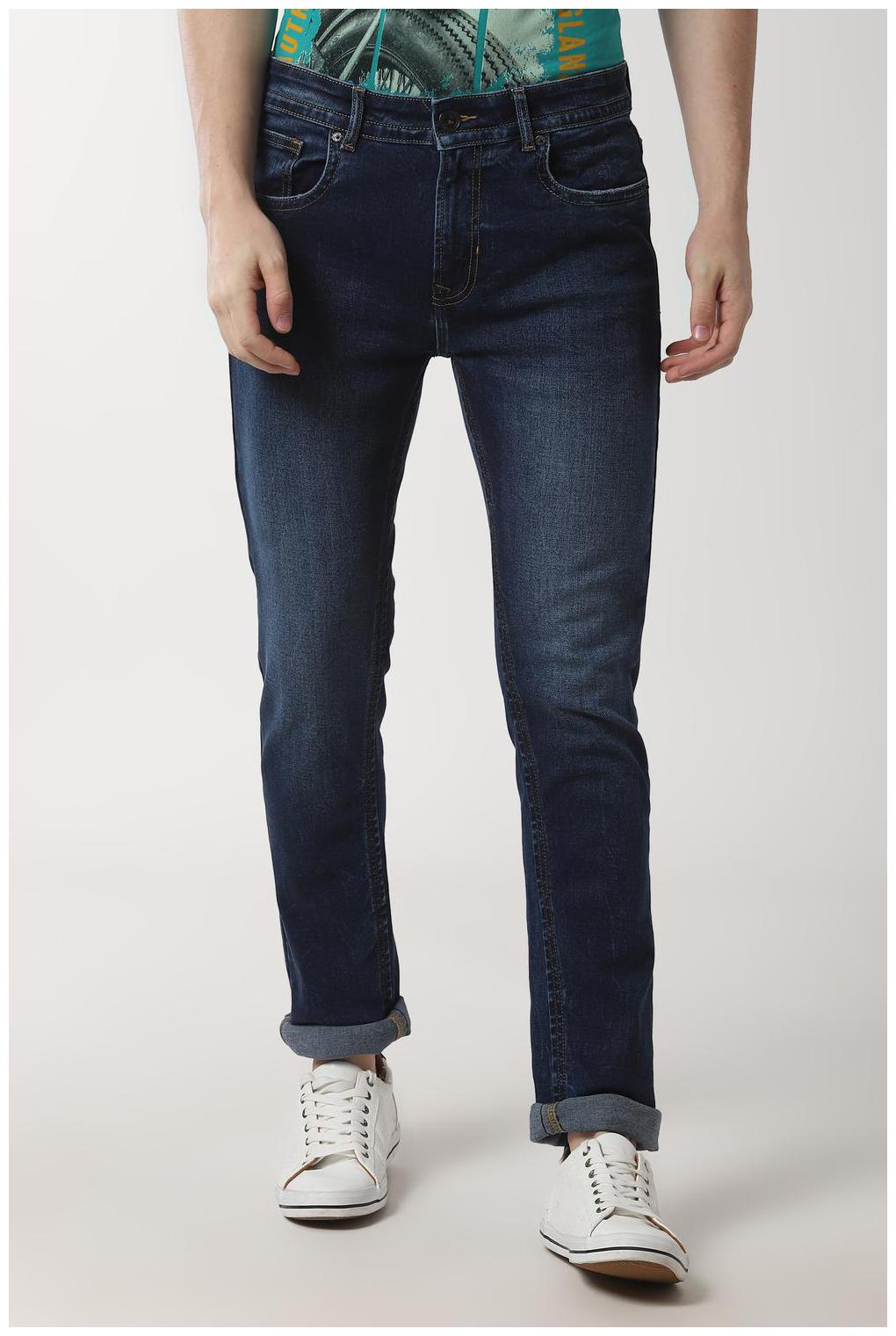 

Peter England Men Navy Blue Slim Fit Jeans