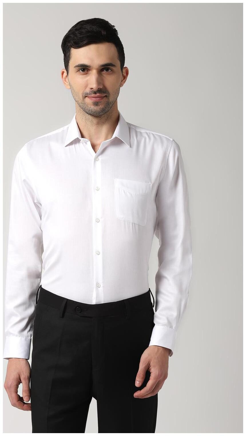 

Peter England Men Regular fit Formal Shirt - White