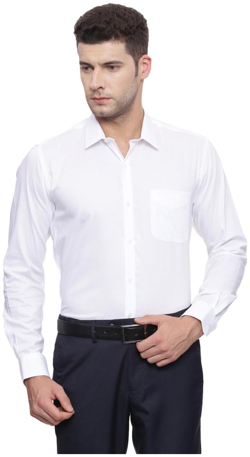 

Peter England Men Slim fit Formal Shirt - White
