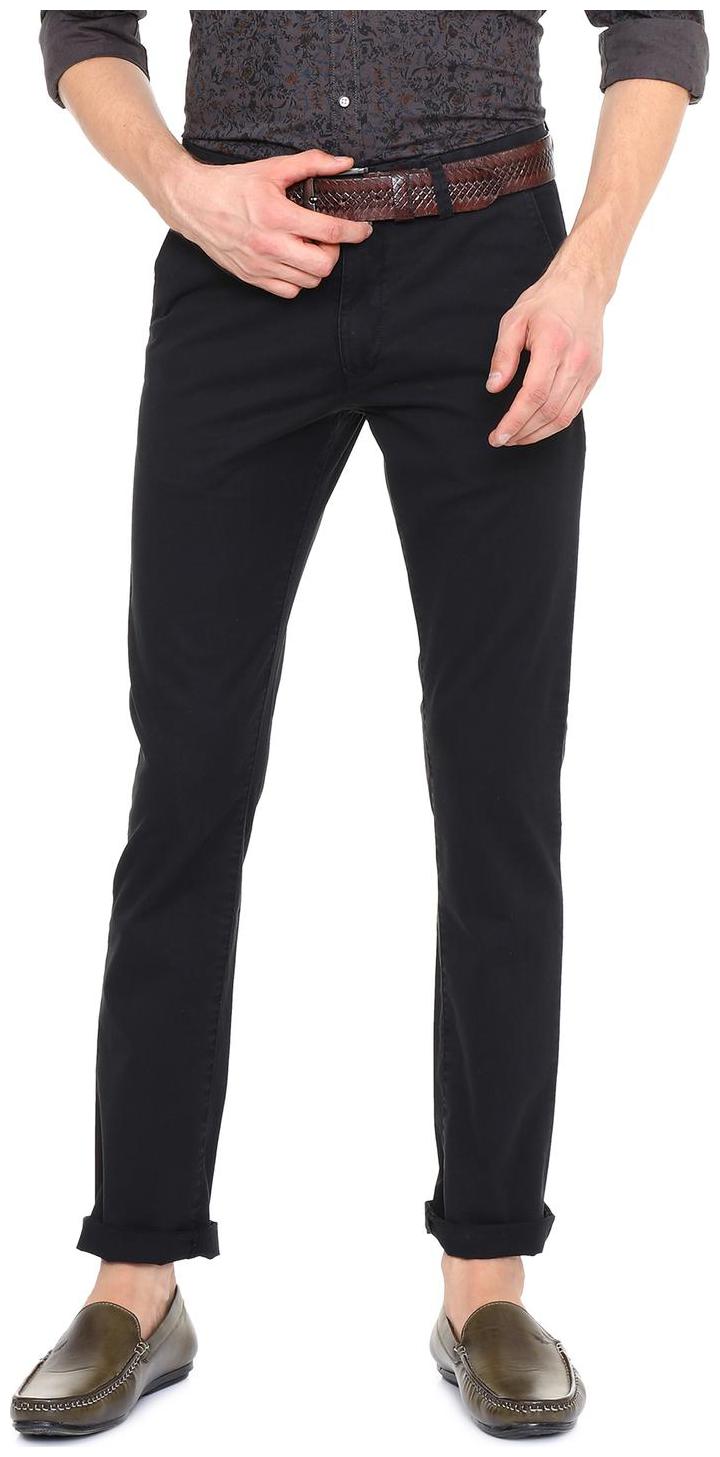 

Peter England Black Trousers