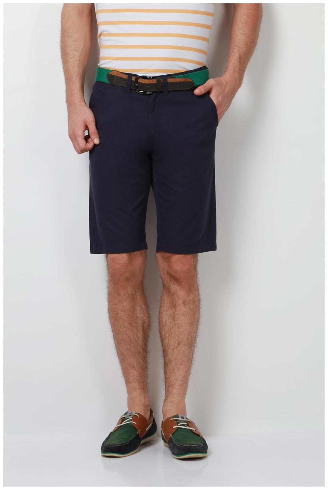 

Peter England Men Blue Regular Fit Regular Shorts