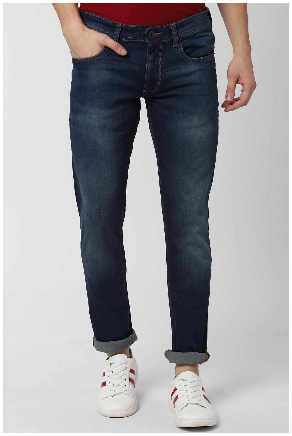 

Peter England Men Navy Blue Skinny Fit Jeans