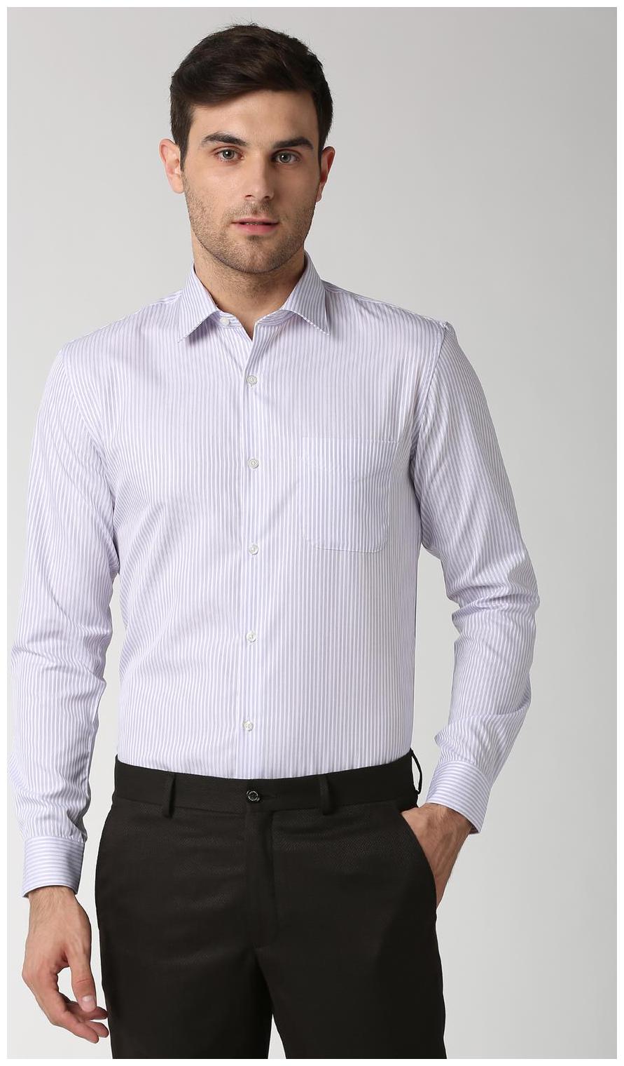 

Peter England Men Slim fit Formal Shirt - White