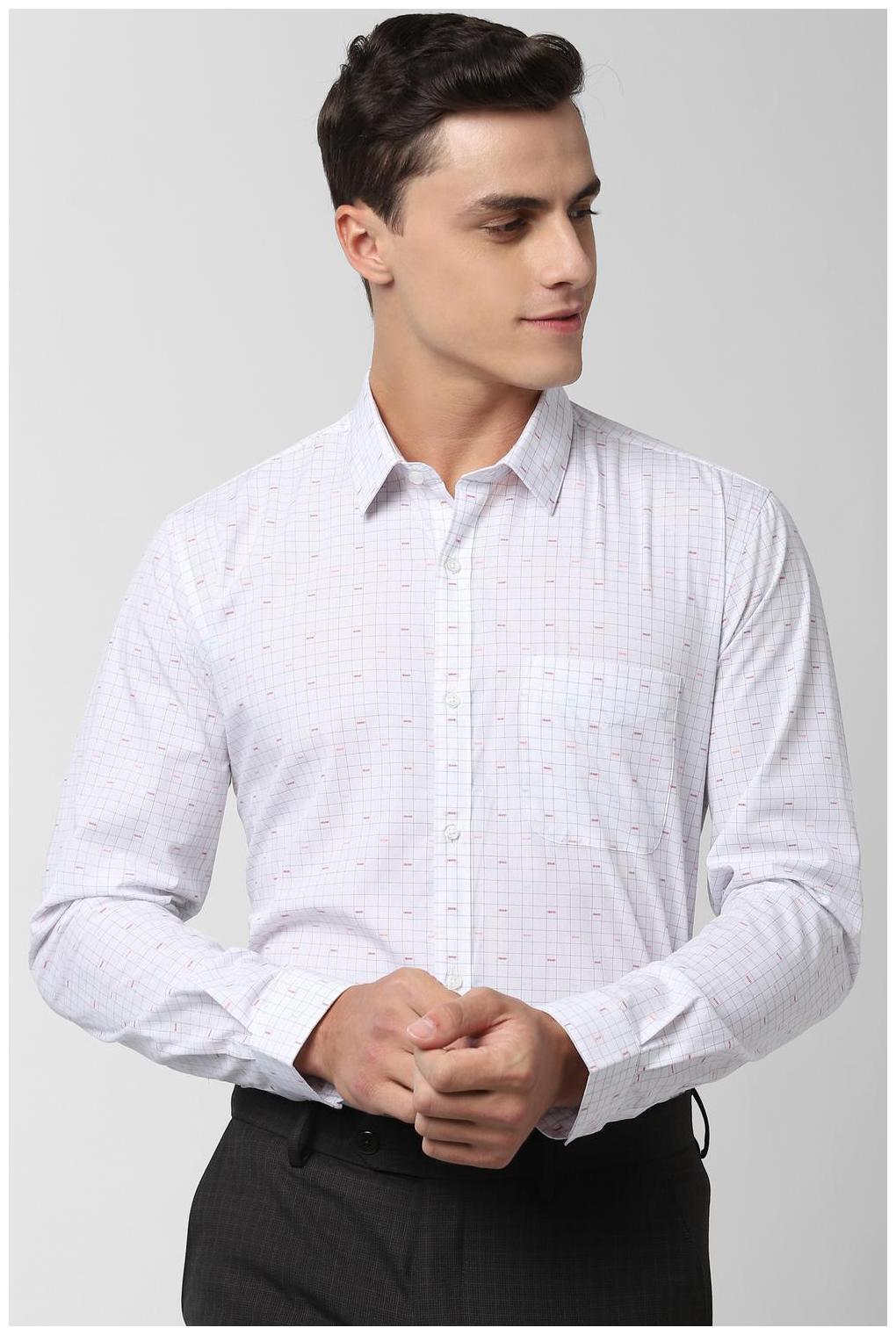 

Peter England Men Regular fit Formal Shirt - White