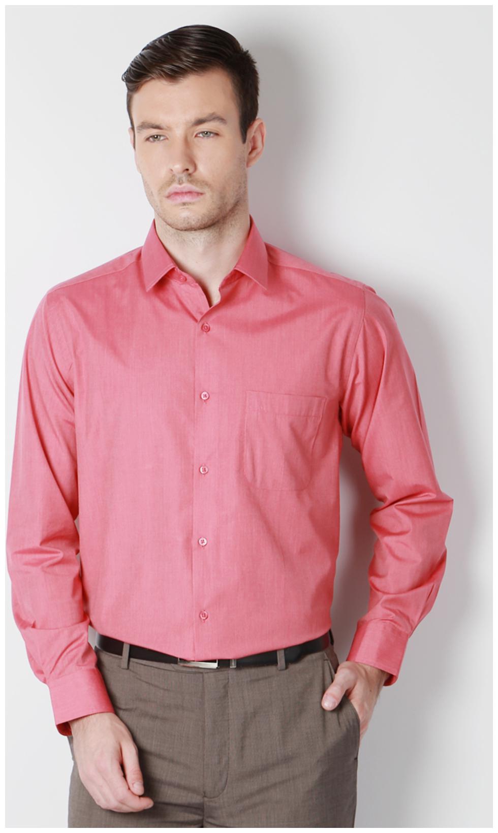 

Peter England Men Regular fit Formal Shirt - Red