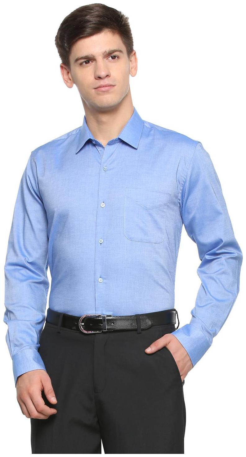 

Peter England Men Regular fit Formal Shirt - Blue
