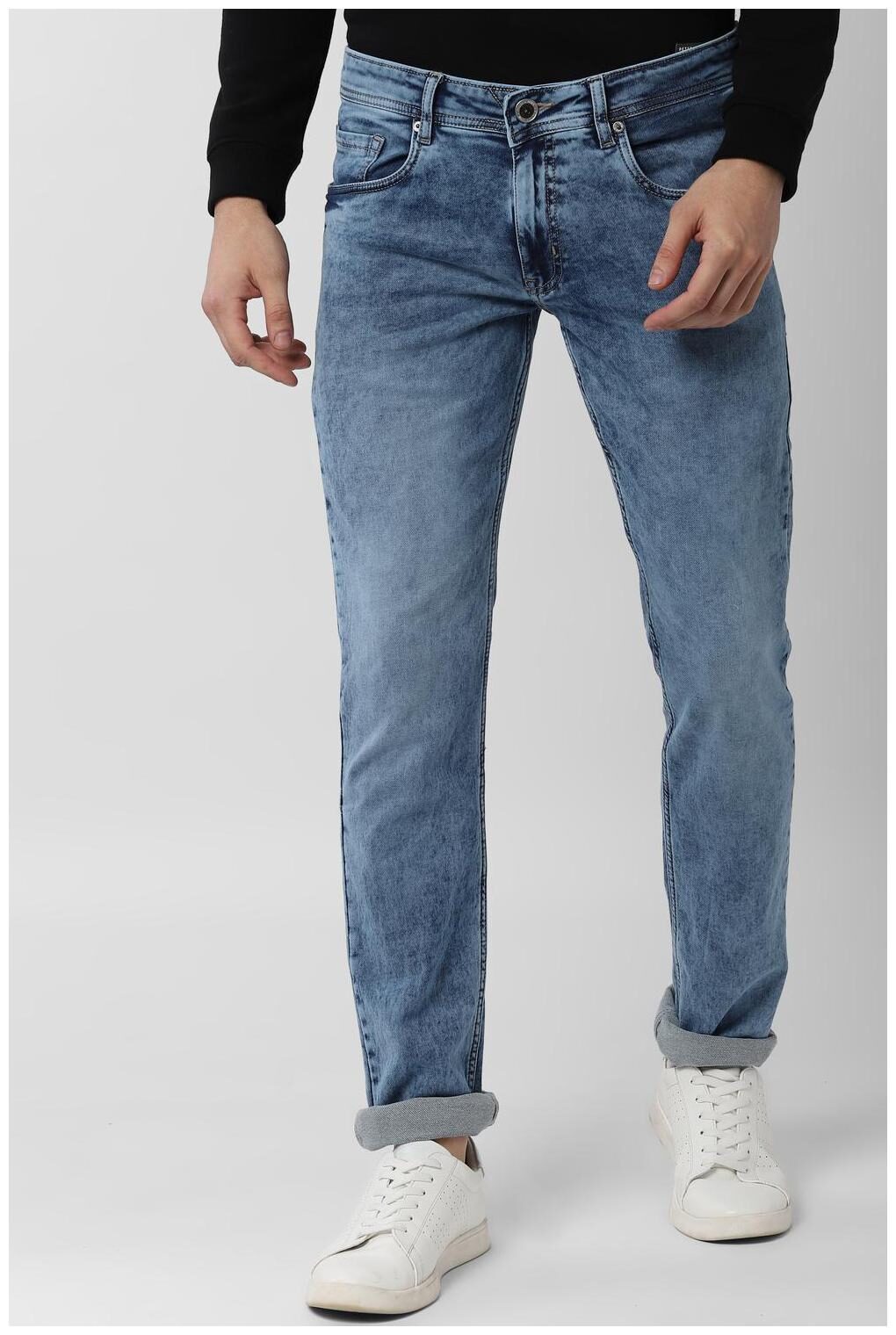 

Peter England Men Blue Skinny Fit Jeans