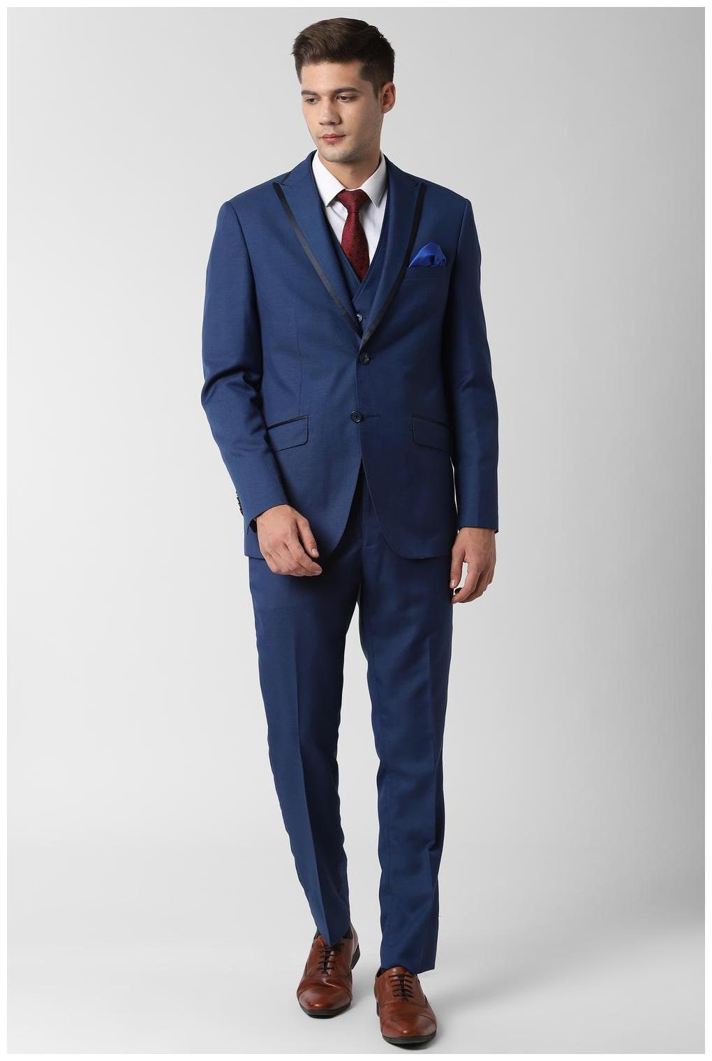 

Peter England Navy Three Piece Suit