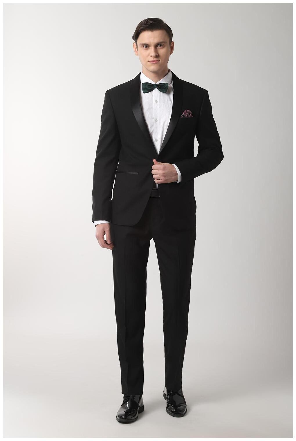 

Peter England Black Two Piece Suit