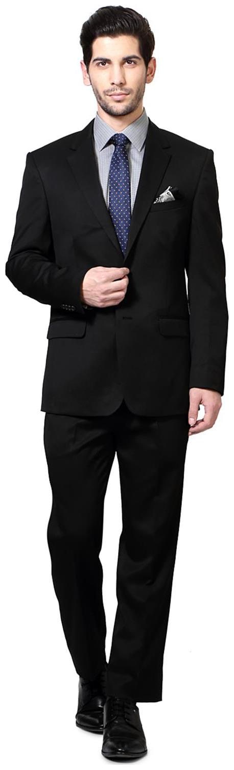 

Peter England Viscose Blend Slim Fit Formal Wear Single Breasted Two Piece Suit