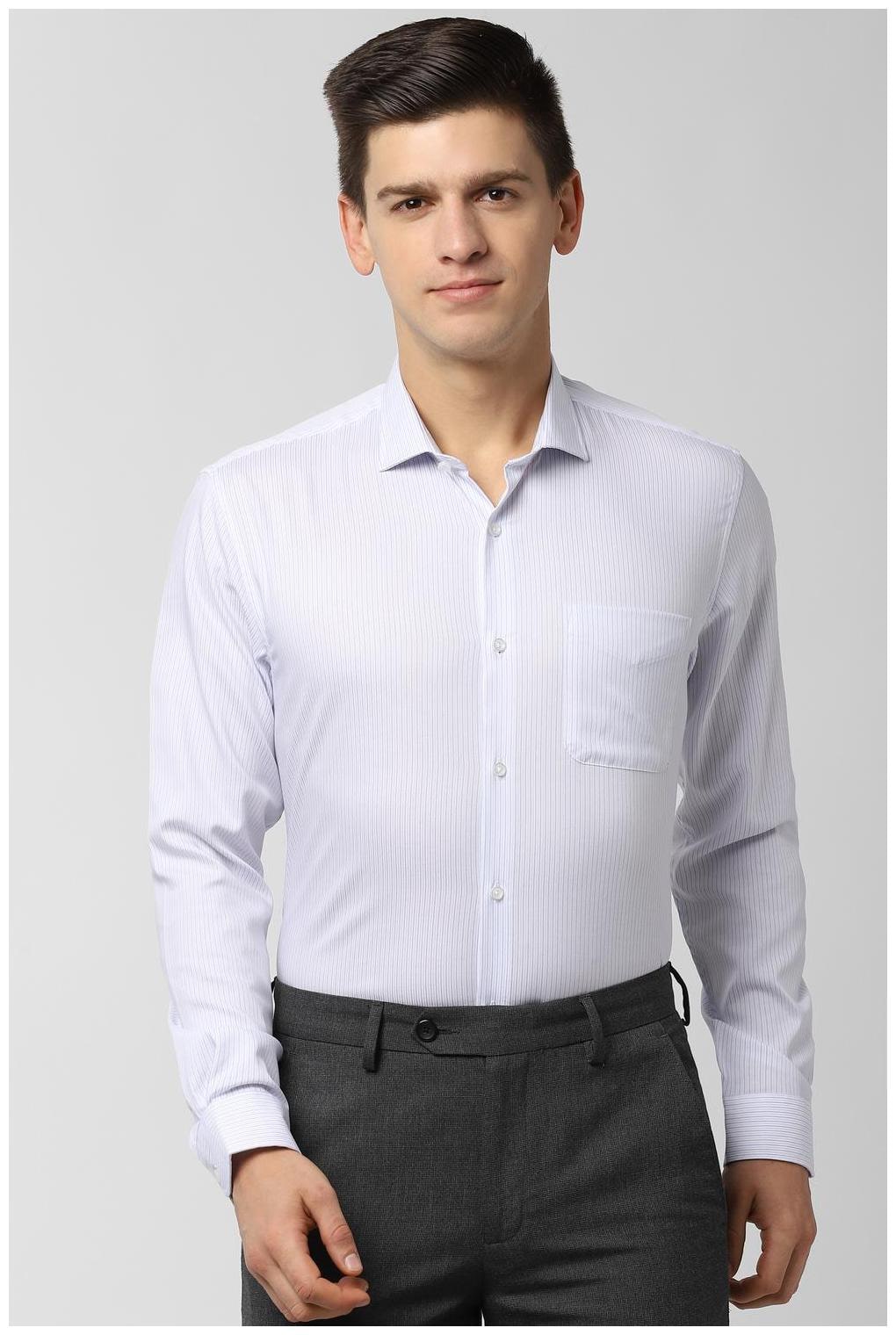 

Peter England Men Regular fit Formal Shirt - Blue