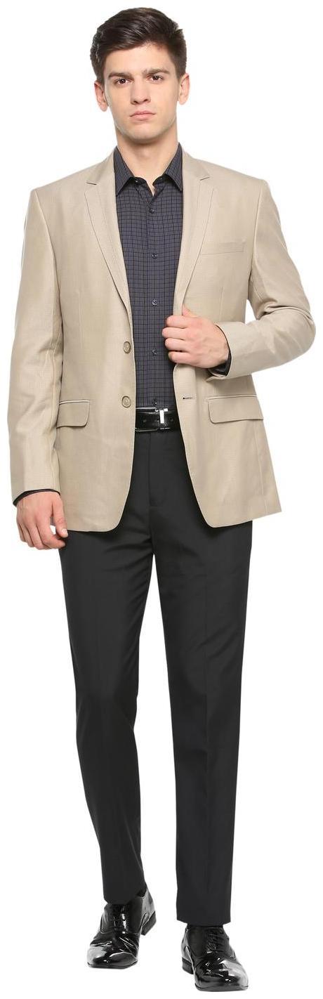 

Peter England Beige Two Piece Suit