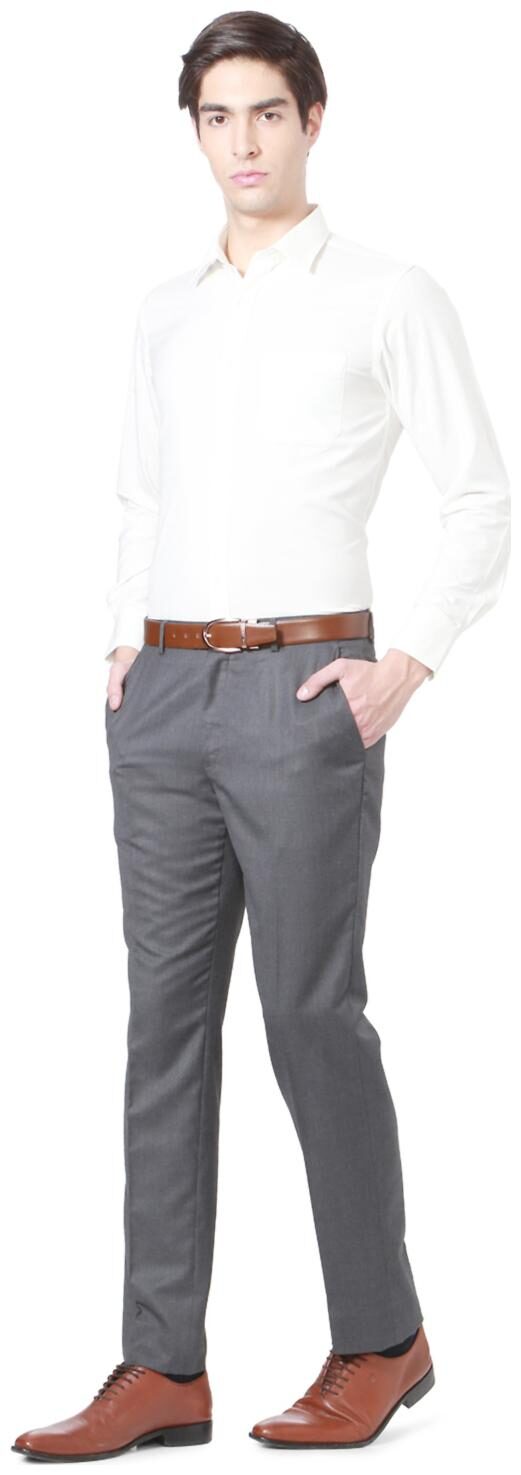 

Peter England Men Slim fit Formal Shirt - White
