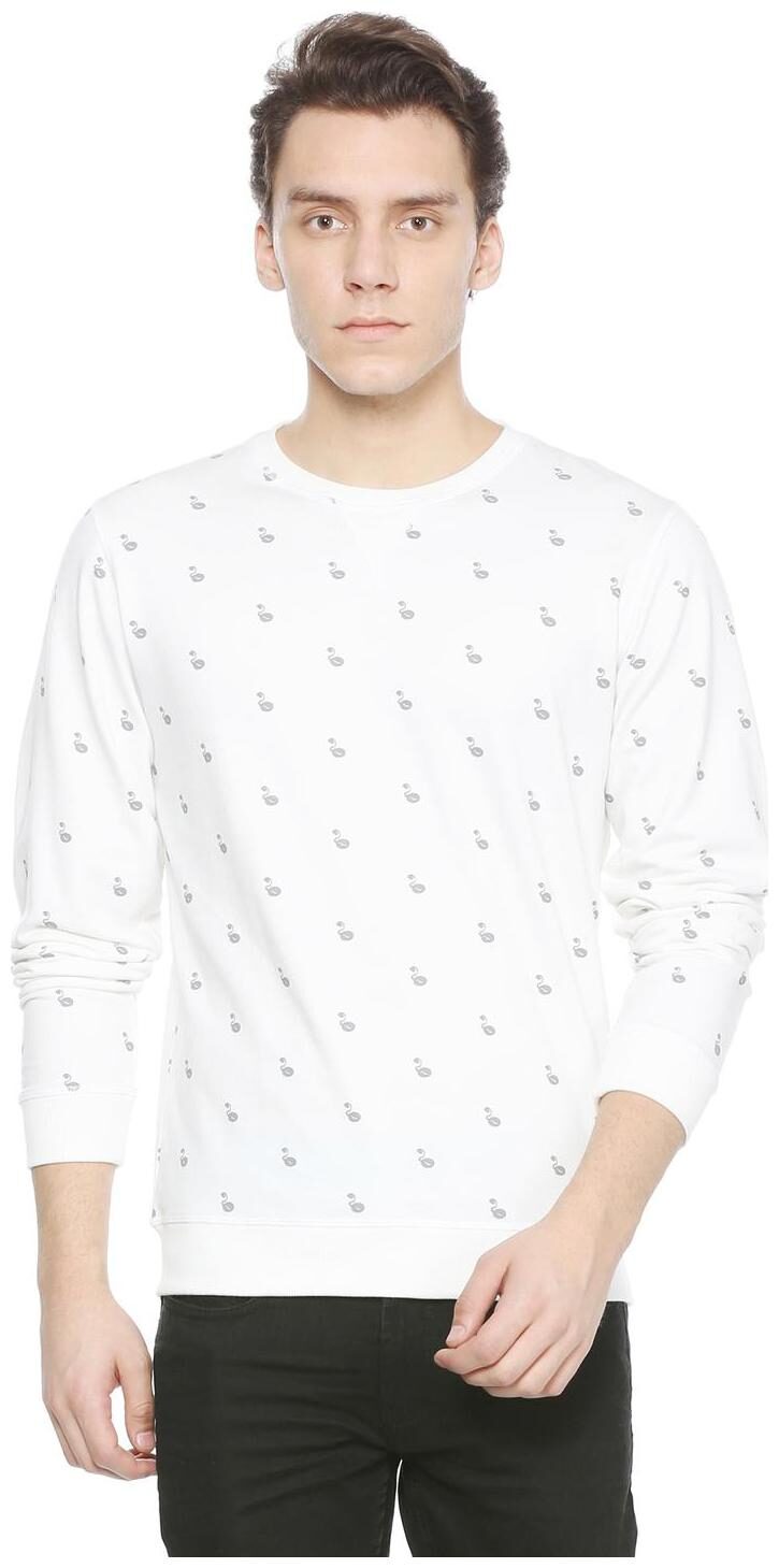 

Peter England White Sweatshirt