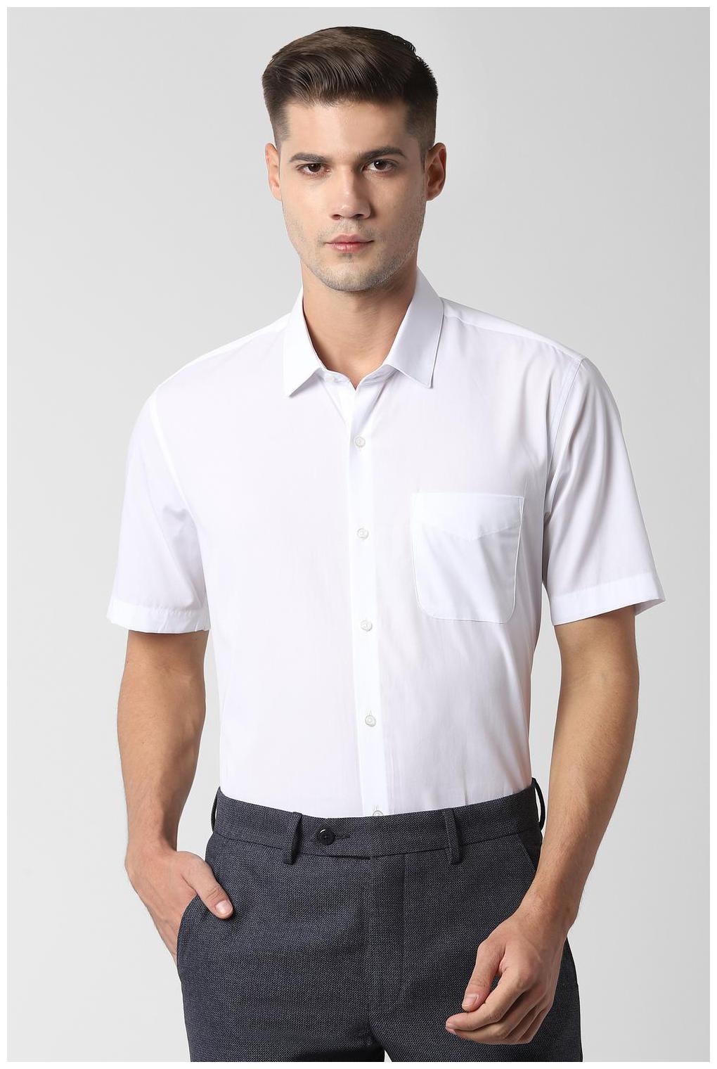 

Peter England Men Regular fit Formal Shirt - White
