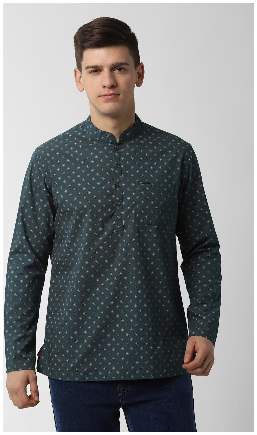 Men Printed Slim Fit Kurta
