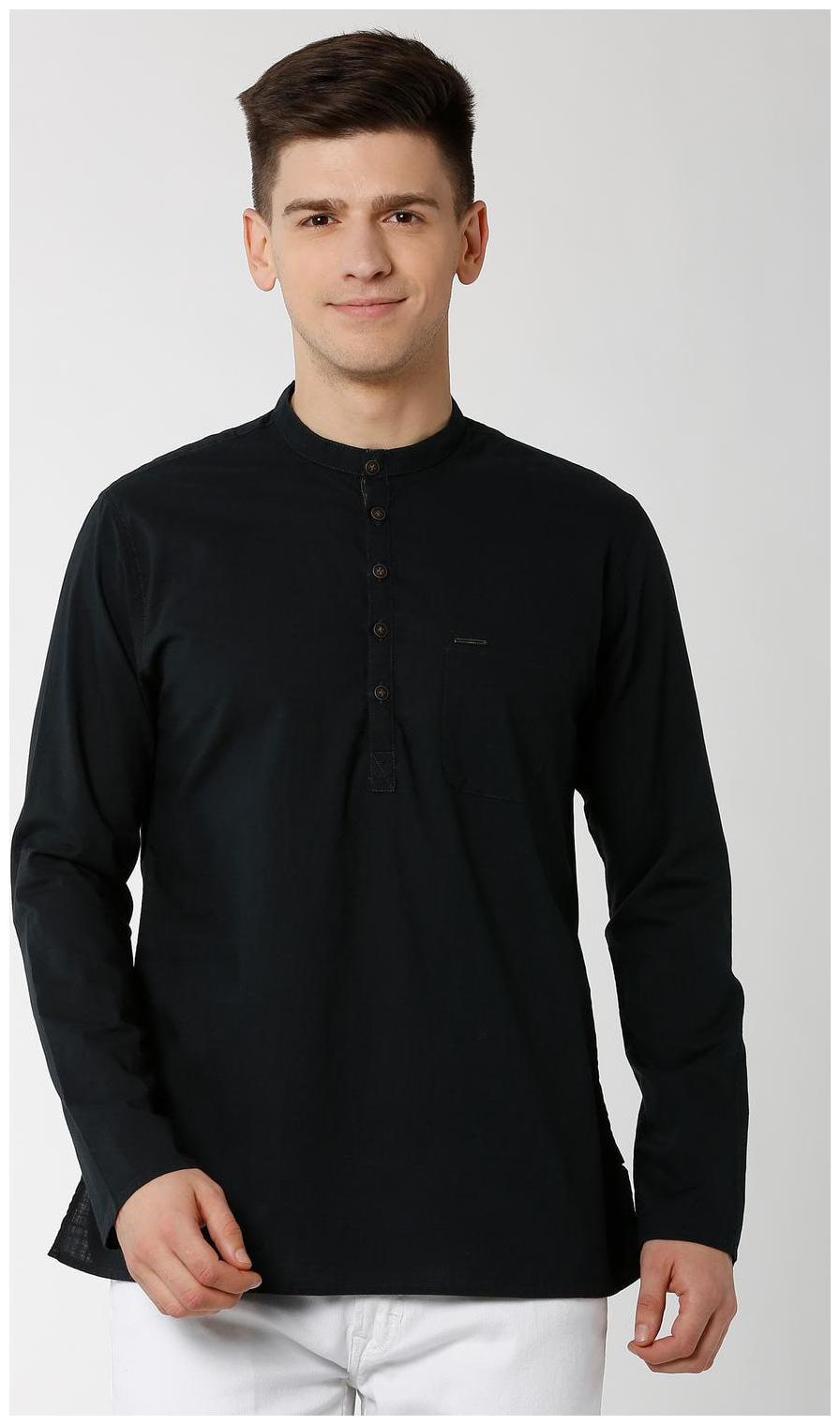 Men Solid Slim Fit Kurta