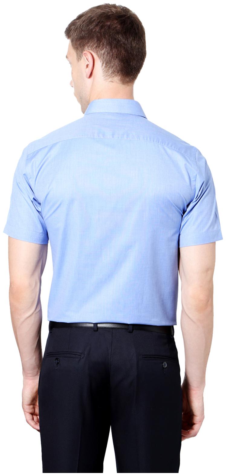 

Peter England Men Slim fit Formal Shirt - Blue