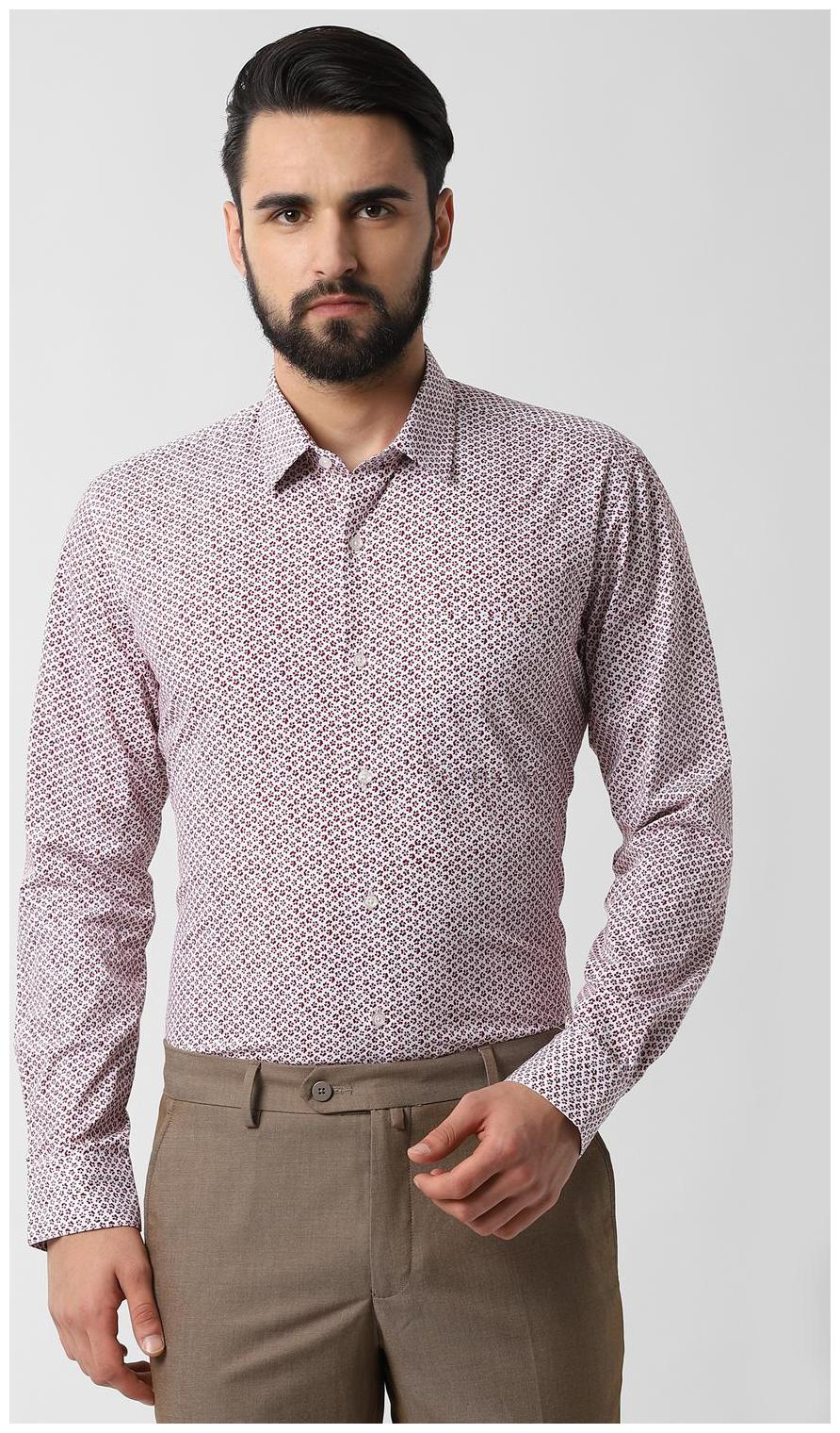 

Peter England Men Regular fit Formal Shirt - White