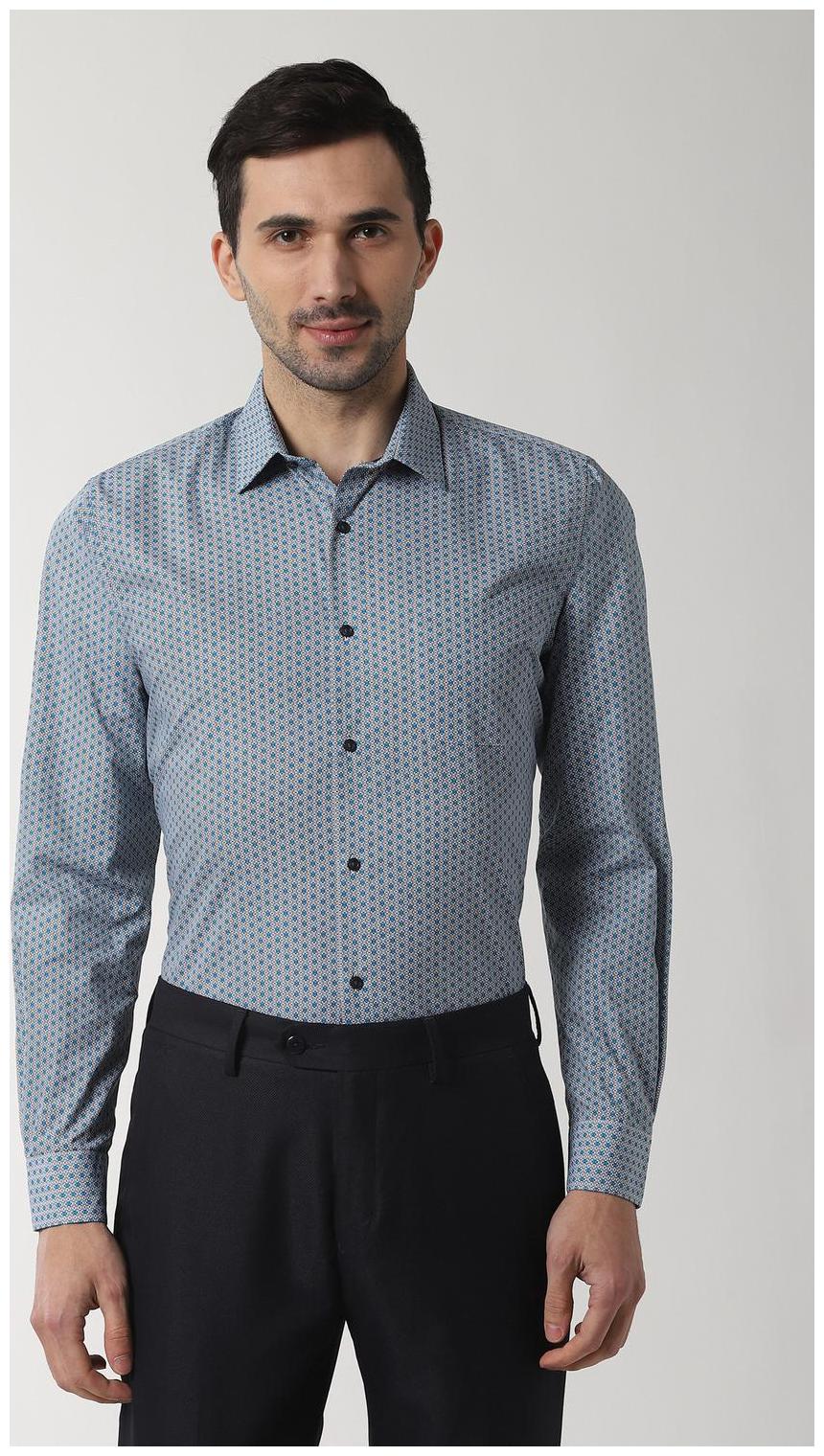 

Peter England Men Regular fit Formal Shirt - Grey