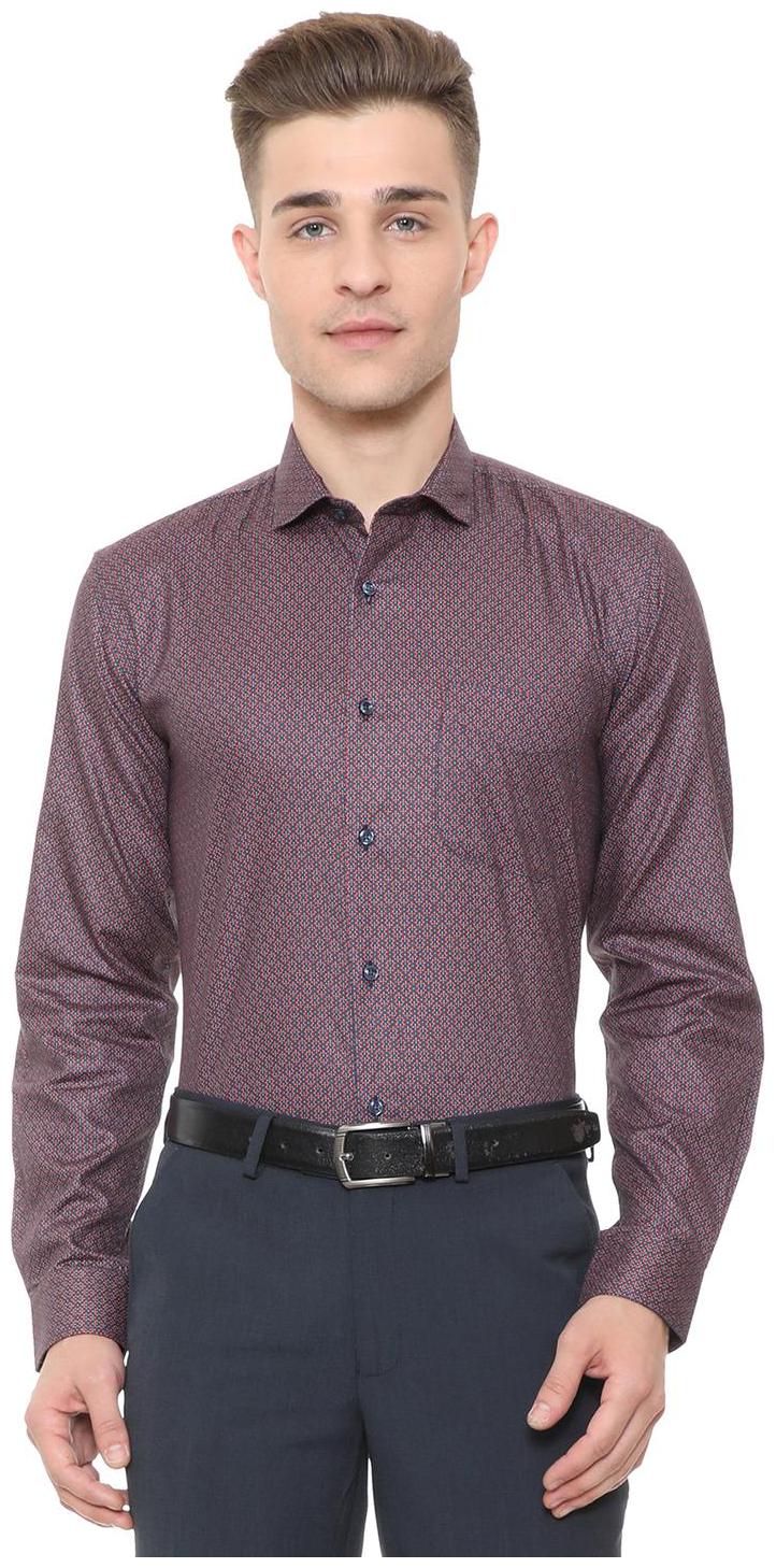 

Peter England Men Slim fit Formal Shirt - Blue
