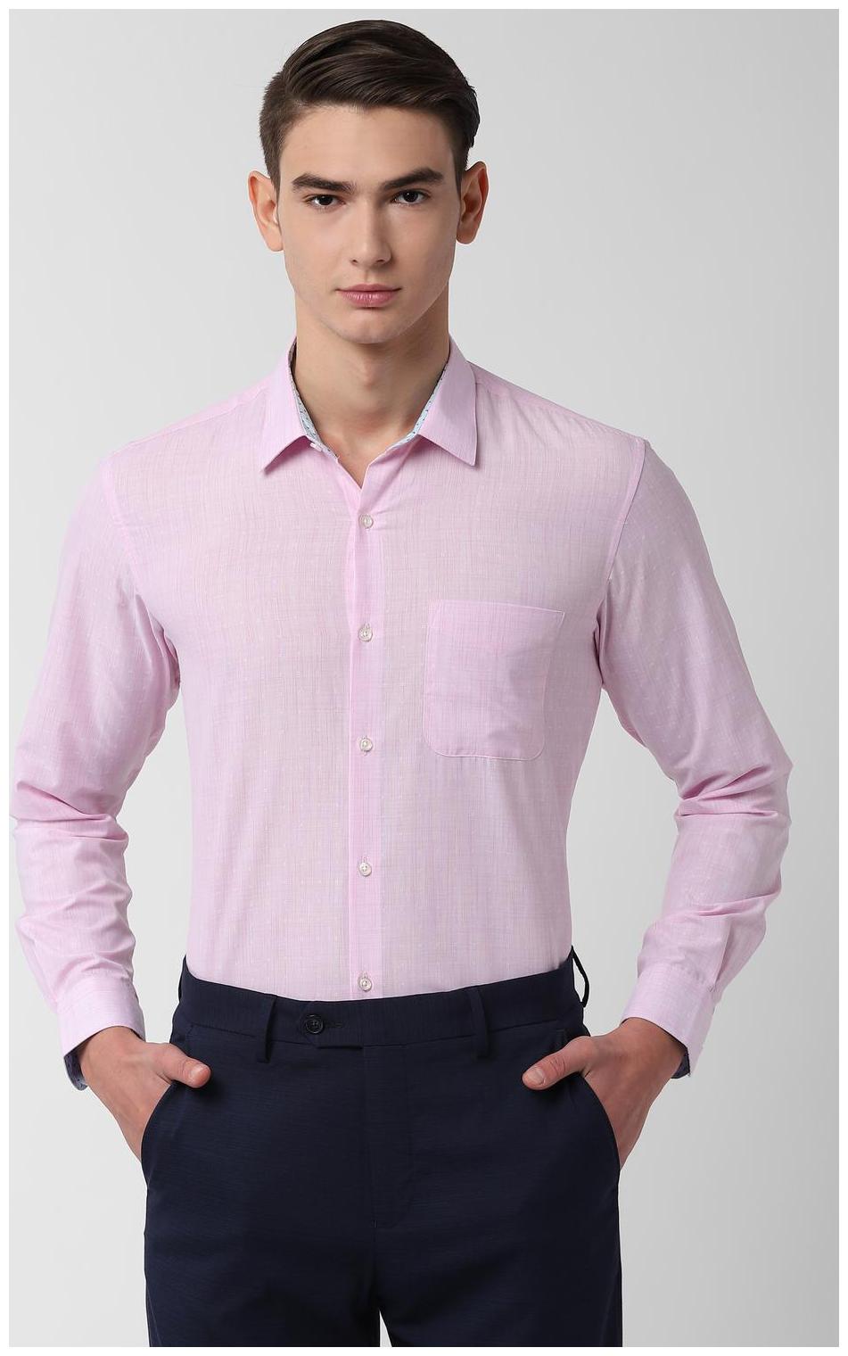

Peter England Men Regular fit Formal Shirt - Pink