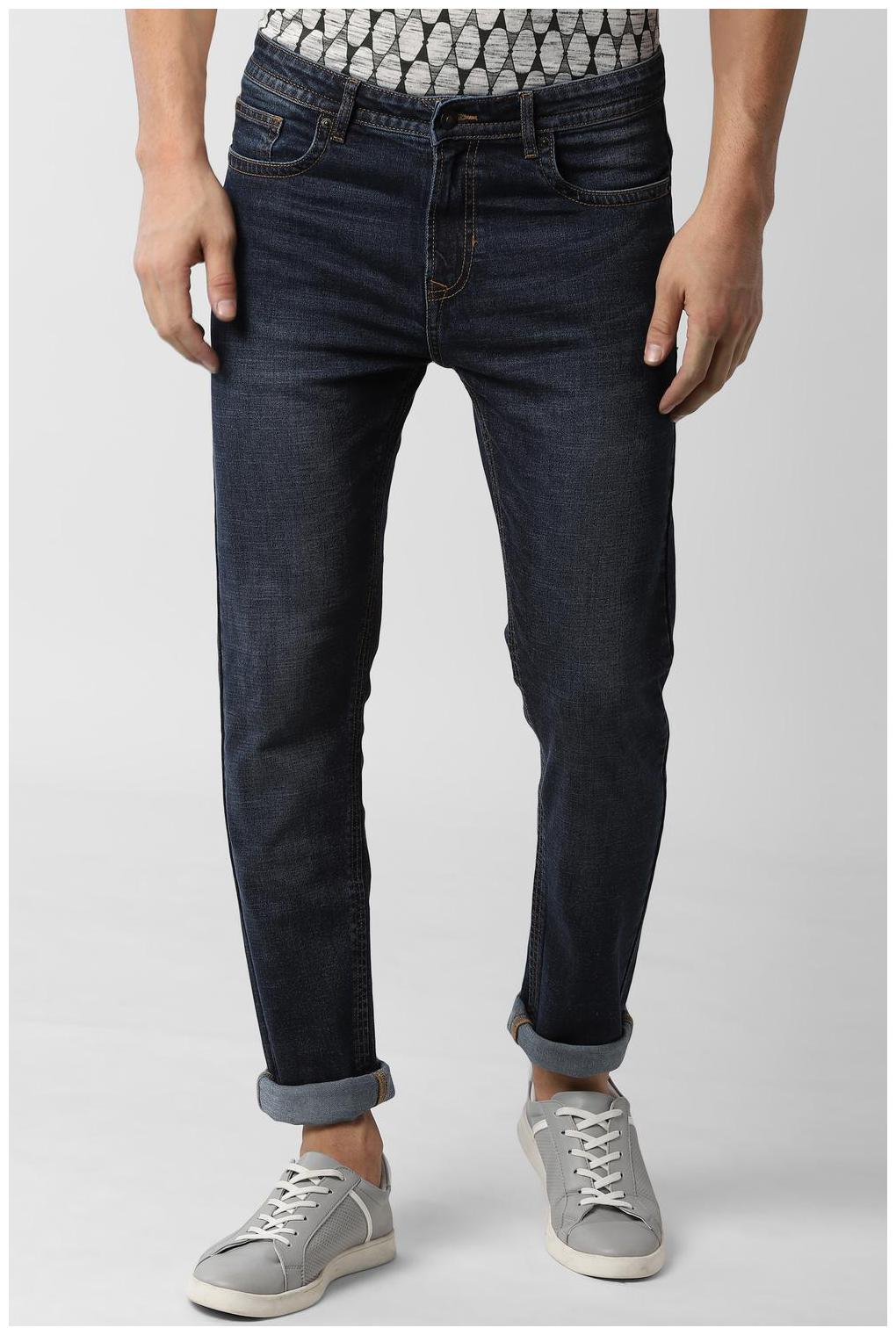 

Peter England Men Navy Blue Skinny Fit Jeans