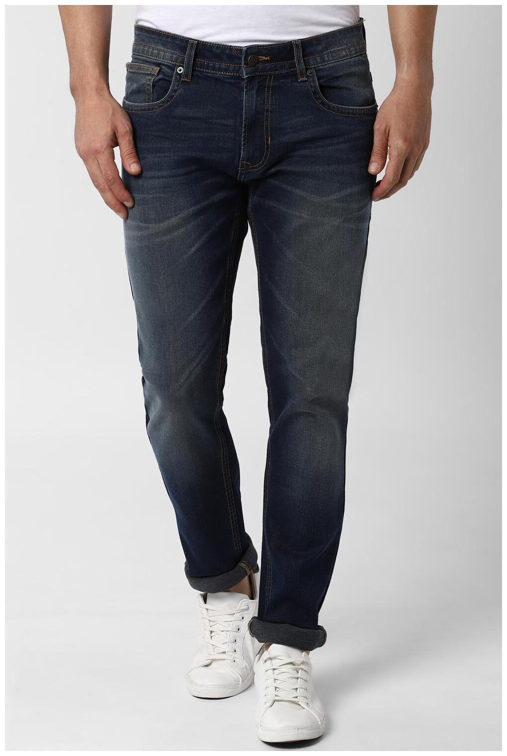 

Peter England Men Navy Blue Slim Fit Jeans