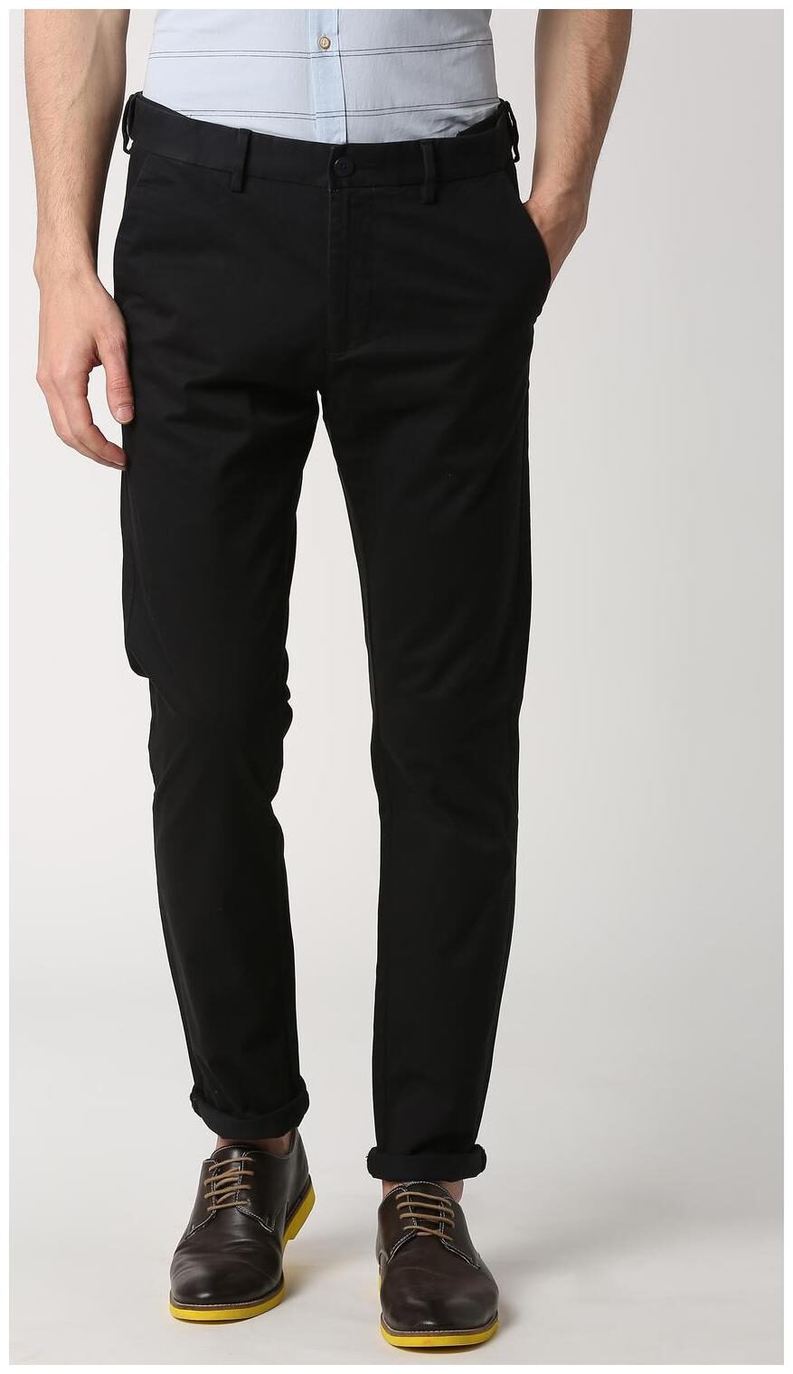 

Peter England Black Trousers