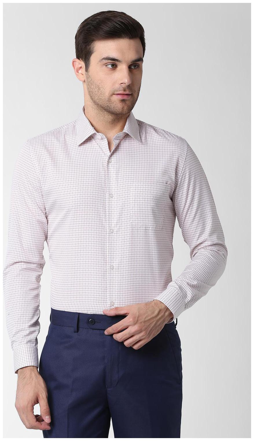 

Peter England Men Slim fit Formal Shirt - White