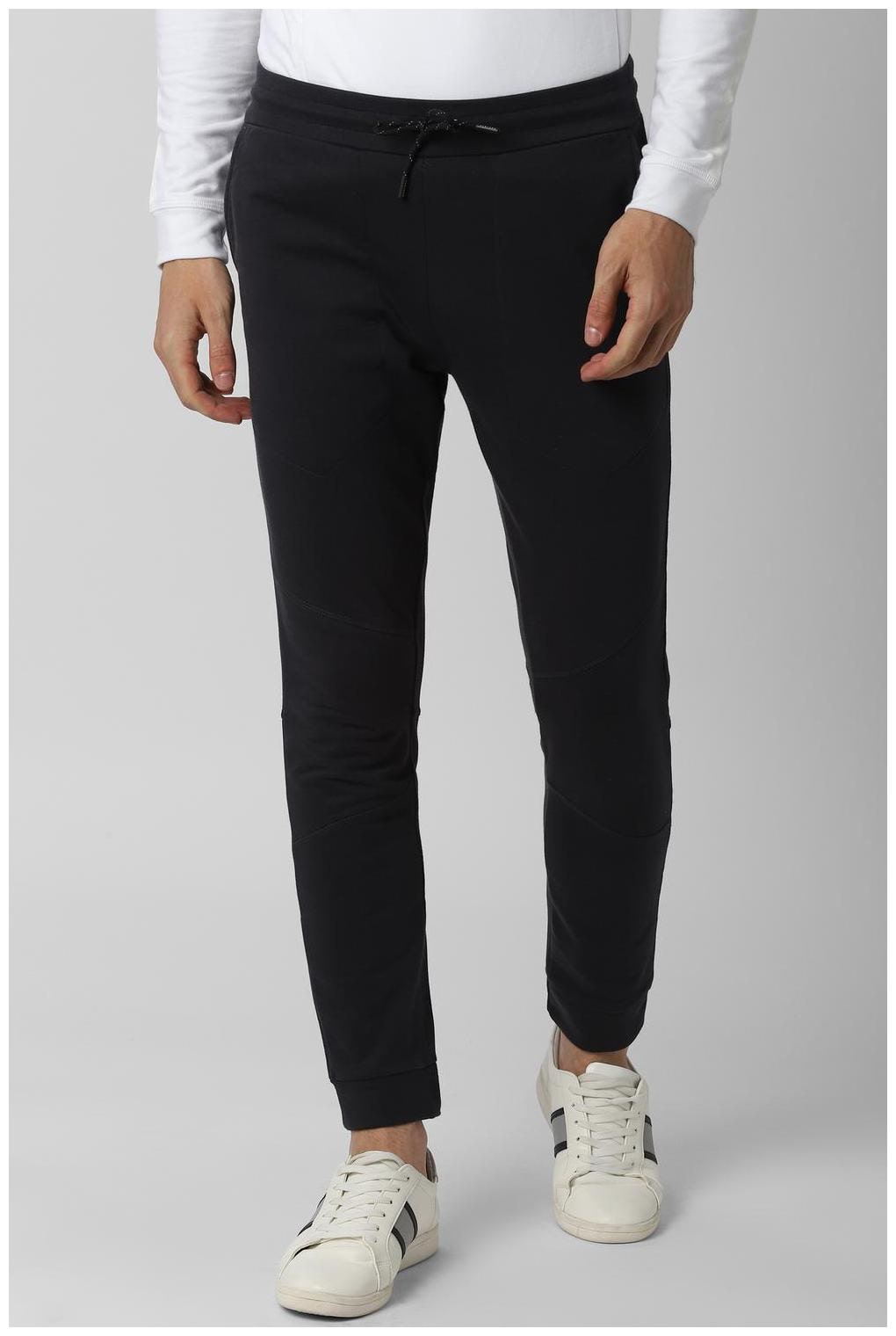 

Peter England Men Blended Track Pants Navy Blue