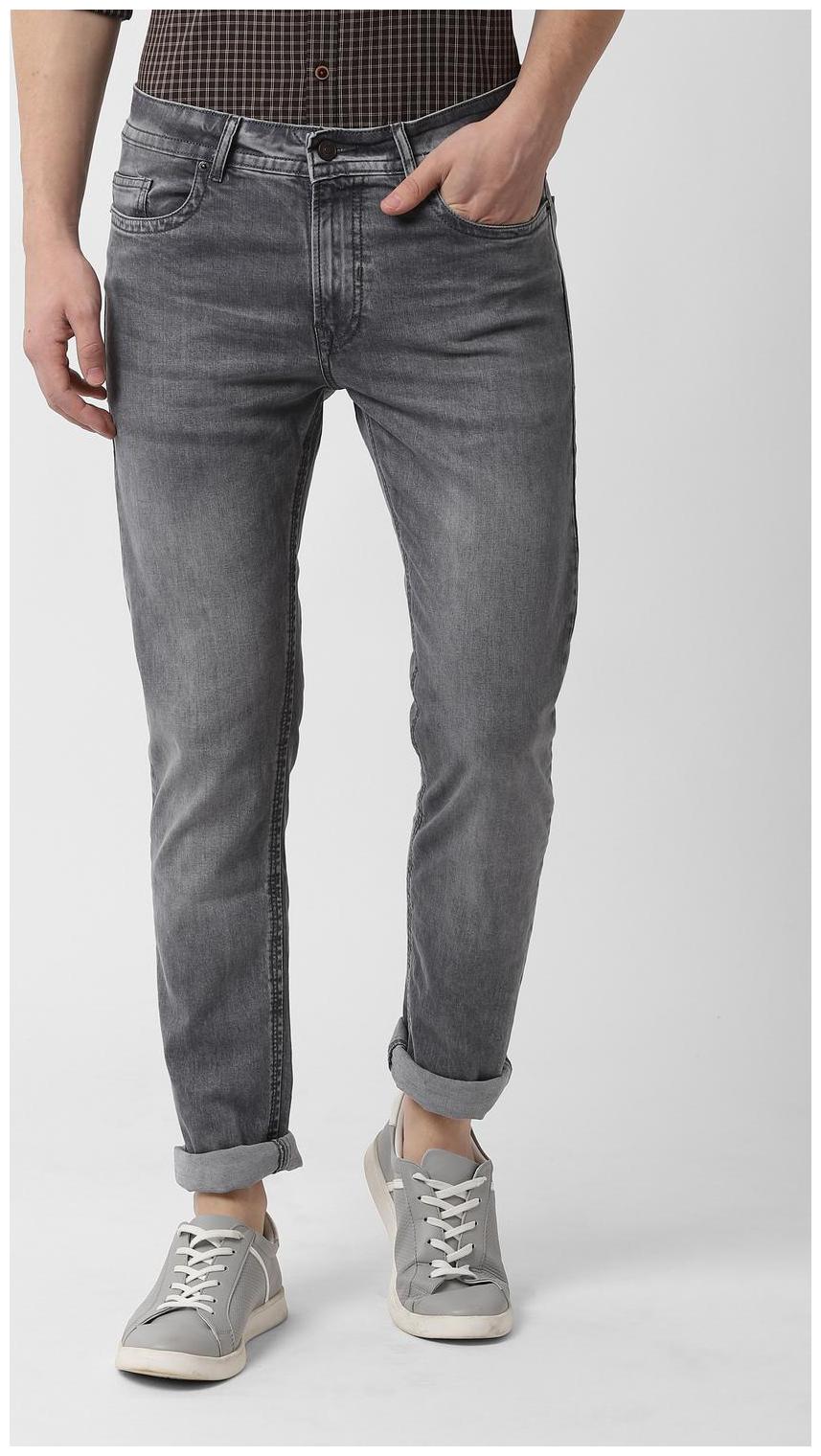 

Peter England Men Grey Slim Fit Jeans