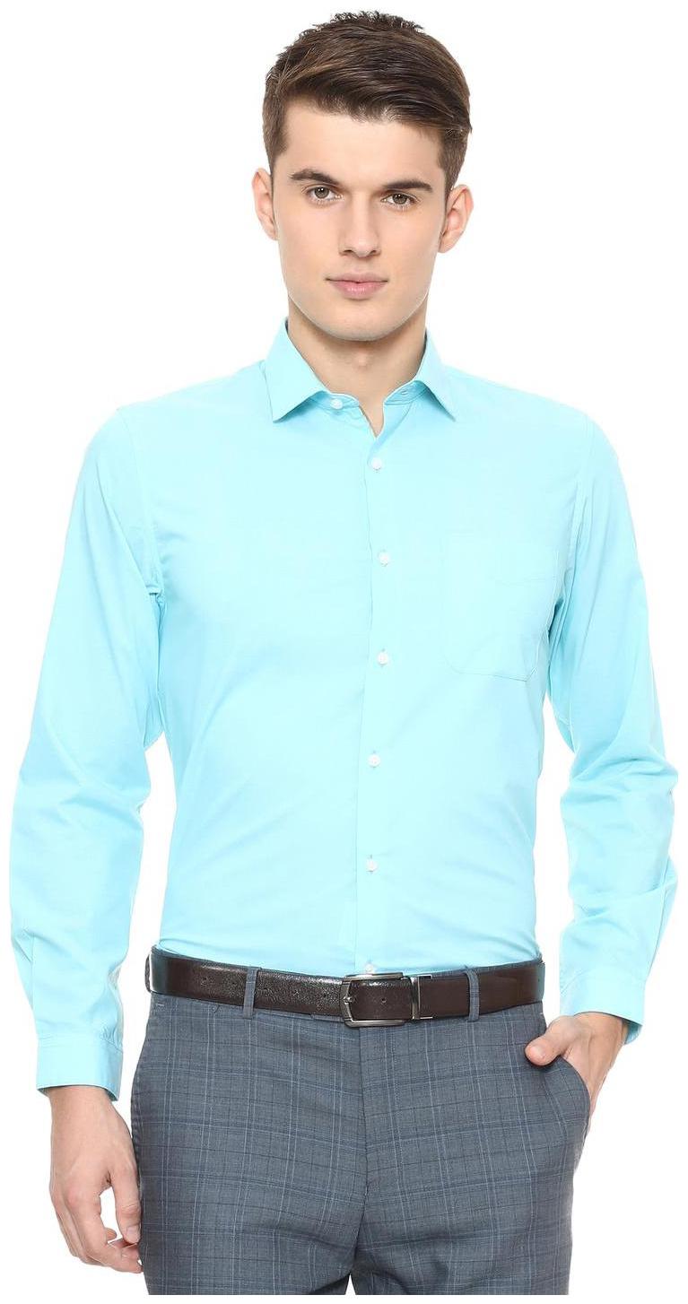 

Peter England Men Slim fit Formal Shirt - Blue