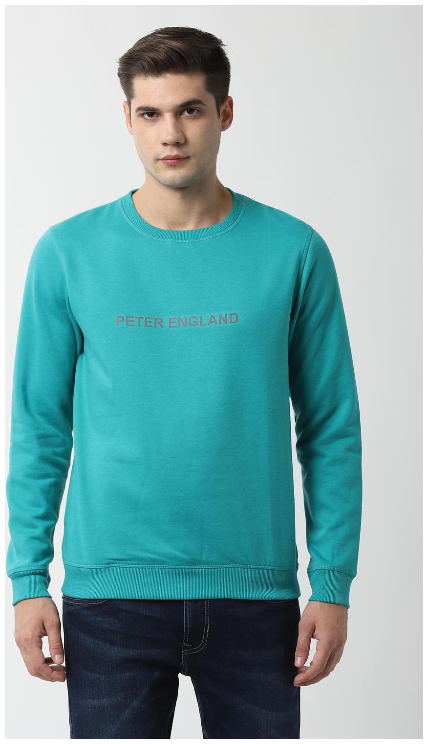 

Peter England Men Blue Round neck Sweatshirt