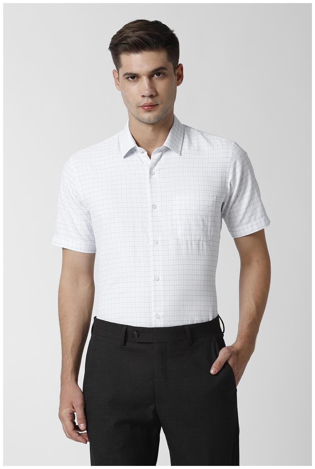 

Peter England Men Regular fit Formal Shirt - White