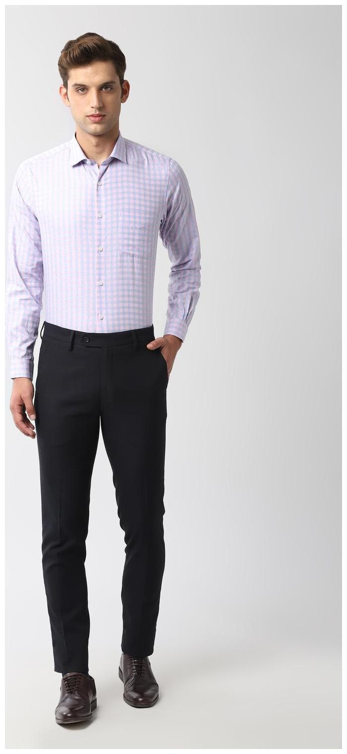 

Peter England Men Regular fit Formal Shirt - Pink